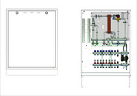 Strawa Frischwasserstation Friwara WS-17-FBR-CU-UP-63, im UP-Schrank PWÜ 17 l/min