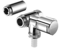 SCHELL NA-Ventil COMFORT, für Wandbatterien, mit Rückflussverhinderer, verchromt