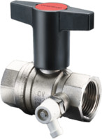 Oventrop Kugelhahn Optibal, PN 16, beidseitig IG, mit Entleerung G 1/4