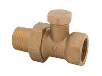 Schlösser Heizkörperverschraubung 3975, Durchgang, vernickelt