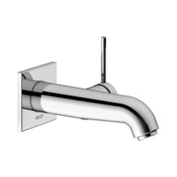 KEUCO Fertigmontageset IXMO Soft, UP-Waschtisch-Einhebelmischer, ohne Ablaufgarnitur, Rosette eckig