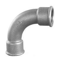 Gröditzer Bogen Nr.2, 90°, lang, IG/IG, verzinkt