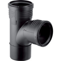 Geberit Bogenabzweig Silent PP, 87,5°, mit Innenradius