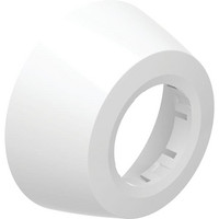 Geberit Wandrosette, Ø 40/85 mm, H 37 mm, tief, Kunststoff, weiß