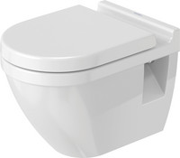 Duravit Wand-Flachspül-WC Starck 3, 36,5 x 54 cm, 6 l
