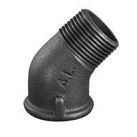 Gröditzer Winkel Nr.121, 45°, IG/AG, schwarz