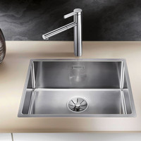 Blanco Becken CLARON, Edelstahl Seidenglanz, ohne Ablauffernbedienung