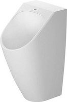 Duravit Absaug-Urinal Dry Me by Starck, 30 x 35,5 cm, mit Fliege, wasserlos