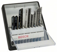 10-teilige MultiMaterial Stichsägeblatt-Sets Robust Line mit T-Schaft