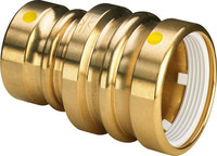 Viega Reduziermuffe Geopress G 9615.2G, Rotguss, mit SC-Contur