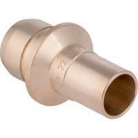 Geberit Übergang Mapress, auf Verteiler mit Steckanschluss, Einschubende, Rotguss