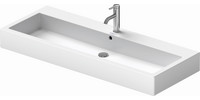 Duravit Möbel-Waschtisch Vero, geschliffen, mit Hahnloch, Überlauf, Hahnlochbank
