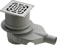 Viega Badablauf Advantix Top 4914.11, DN 50, Ablauf waagerecht