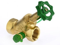 Bender KFR Ventil 1602, CR-Messing, absperrbar, mit Entleerung