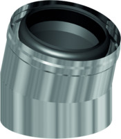 Almeva Bogen LIB, 15°, PPH/Edelstahl glänzend