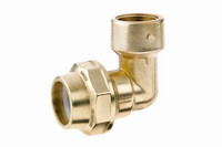 BEULCO PE-Winkelstück 88310, 90°, Messing, ohne Stützrohr