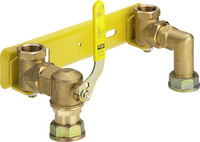 Viega Montageeinheit G2343.1S, Messing, Gasströmungswächter K