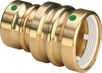 Viega Reduziermuffe Geopress 9615.2TW, Rotguss, mit SC-Contur