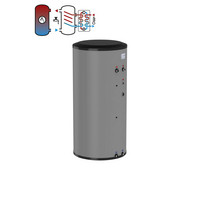 Flamco Wärmepumpenspeicher WPS-E, Edelstahl, silber, mit Isolierung