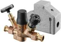 Oventrop Zirkulationsventil Aquastrom T plus, beiderseits RG-Pressanschluss, Schlauchentleerung