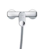 Duravit Brauseschlauch, aus Kunststoff, in Metalloptik