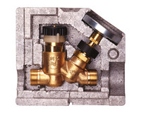 Meibes Zirkulationsventil, 50-60 °C, mit Isolierung