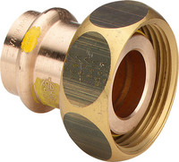 Viega Verschraubung Profipress G 2661, Rotguss, SC-Contur, konisch dichtend