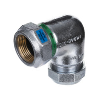 Gebo Verschraubung WO Serie 156, Winkel, mit EPDM-Dichtung, Stahl/PE-Übergang