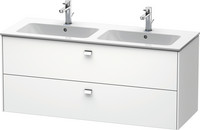 Duravit Waschtisch-Unterschrank Brioso, 129 x 47,9 x 55,3 cm, 2 Schubkästen, wandhängend