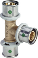 Viega T-Stück Sanfix-P 2118, mit SC-Contur, Rotguss