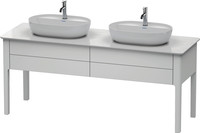 Duravit Waschtisch-Unterschrank Luv, 173,3 x 57 x 74,3 cm, 2 Auszüge, stehend