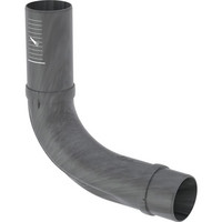 Geberit Bogen Silent-Pro, BottomTurn, schwarz matt