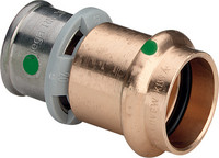 Viega Übergangsstück Sanpress 2213P, mit SC-Contur, Rotguss