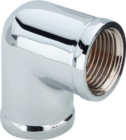 Viega Winkel 1612, 90°, Messing verchromt