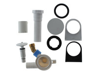 V&B Wasserzulauf Oberon 2.0, integriert in Überlauf, Wasserdurchfluss 20 l/min, Kunststoff