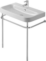 Duravit Metallkonsole Happy D.2, höhenverstellbar +5 cm, chrom