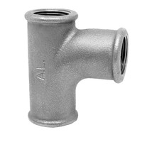 Gröditzer Bogen-T-STück Nr.131, IG/IG, verzinkt