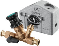 Oventrop Thermostatventil Aquastrom VT, beiderseits RG-Pressanschluss, voreinstellbar