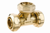 BEULCO PE-T-Stück 6618, Messing, Stützrohr fest, für Trinkwasser