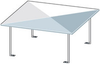 Bertrams Dach CAMINO-FIX, aus Edelstahl