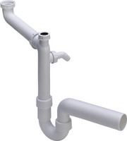 Viega Raumschaffer-Röhrengeruchsverschluss 7850, Kunststoff, für Spüle, Ablauf waagerecht