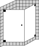 FORMAT Design 3.0 Ganzglas-Pendeltür mit Seitenwand, HSP rahmenlos, Kristallglas hell