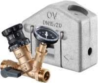 Oventrop Thermostatventil Aquastrom VT, beiderseits AG, voreinstellbar