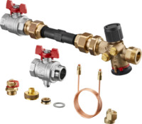 Oventrop Wärmemengenzähler-Anschluss-Set Multidis SF, mit Cocon-QDP, DN 20 bis 1.350 l/h