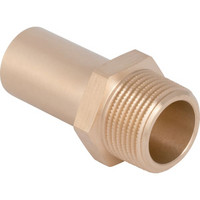 Geberit Übergang Mapress, Kupfer, mit Außengewinde und Einschubende, Rotguss