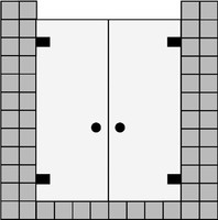 FORMAT Design 3.0 Ganzglas-Drehtür für Nische, HS rahmenlos, Kristallglas hell