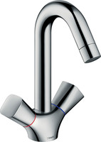 hansgrohe Zweigriff-Waschtisch-Armatur Logis 150, chrom