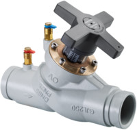 Oventrop Strangregulierventil Hydrocontrol VGC, PN 25, Rollnutanschluss, Grauguss