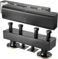 Oventrop Verteilerbalken, Stahl, mit Wärmedämmung