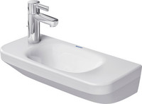 Duravit Handwaschbecken DuraStyle, 50 x 22 cm, ohne Überlauf, mit Hahnlochbank